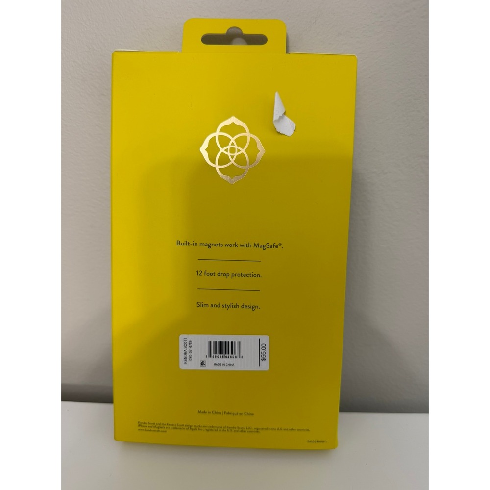 Kendra Scott Phone Case iPhone 16 Pro Max Iridescent White MagSafe NWT - Picture 2 of 2
